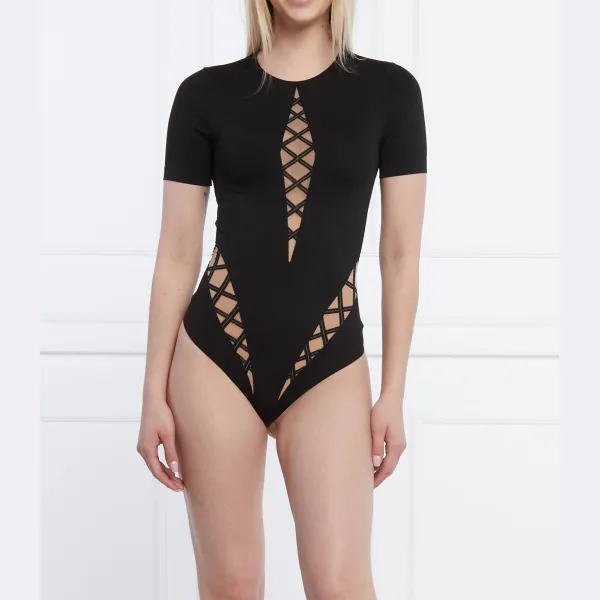 Тонкое подтянутое боди Wolford, черный
Тонкое подтянутое боди Wolford, черный