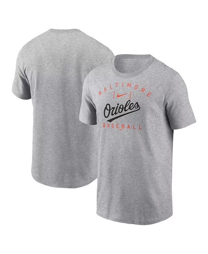 Мужская футболка Heather Grey Baltimore Orioles Home Team Athletic Arch Nike, серый
Мужская футболка Heather Grey Baltimore Orioles Home Team Athletic Arch Nike, серый