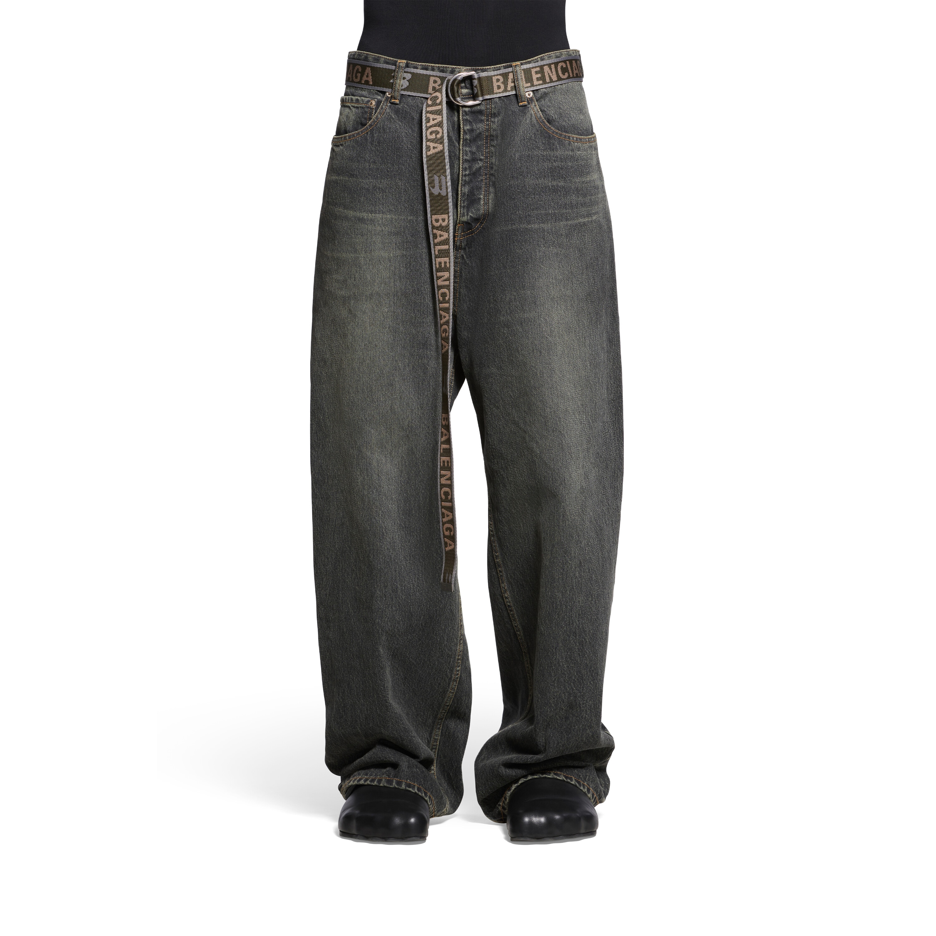 Ремень с D-образным кольцом BALENCIAGA, темно-зеленый
Ремень с D-образным кольцом BALENCIAGA, темно-зеленый