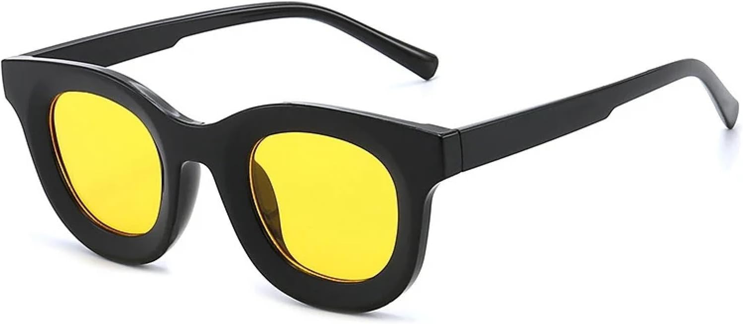 Популярные модные круглые разноцветные женские солнцезащитные очки в стиле ретро, модные желейные очки с защитой от УФ-излучения UV400 для мужчин HHZZYVY, Black Yellow
Популярные модные круглые разноцветные женские солнцезащитные очки в стиле ретро, модные желейные очки с защитой от УФ-излучения UV400 для мужчин HHZZYVY, Black Yellow