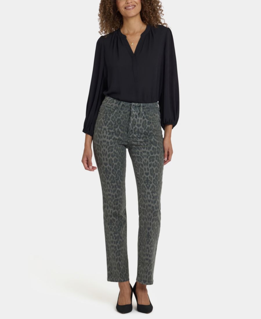 Укороченные прямые джинсы "Мэрилин" с высокой посадкой для невысоких девушек NYDJ, Vine Leaf Leopard
Укороченные прямые джинсы "Мэрилин" с высокой посадкой для невысоких девушек NYDJ, Vine Leaf Leopard