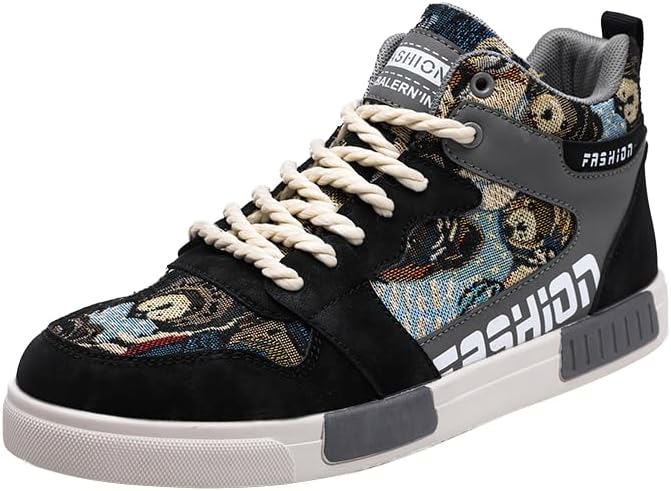 Мужские высокие кеды в полоску со шнуровкой для повседневного комфорта и активного отдыха на улице Hhhchpm, черный
Мужские высокие кеды в полоску со шнуровкой для повседневного комфорта и активного отдыха на улице Hhhchpm, черный