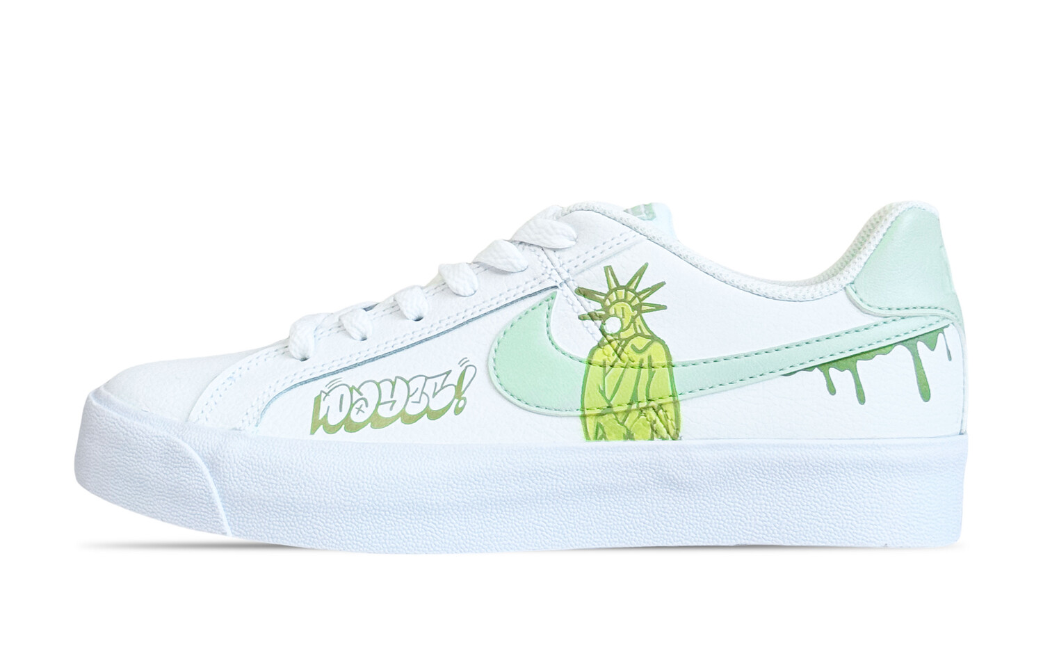 Кроссовки Nike Court Royale Skateboarding Shoes Women's Low-top White, светло-зеленый
Кроссовки Nike Court Royale Skateboarding Shoes Women's Low-top White, светло-зеленый