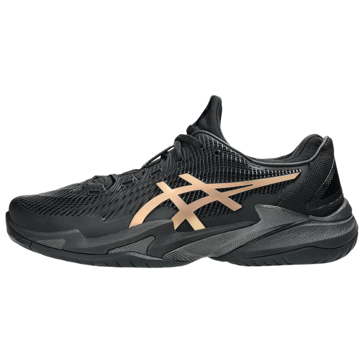 ASICS Теннисные кроссовки Court FF 3 Novak Shock Absorbers Low Top, мужские, черно-золотые
ASICS Теннисные кроссовки Court FF 3 Novak Shock Absorbers Low Top, мужские, черно-золотые