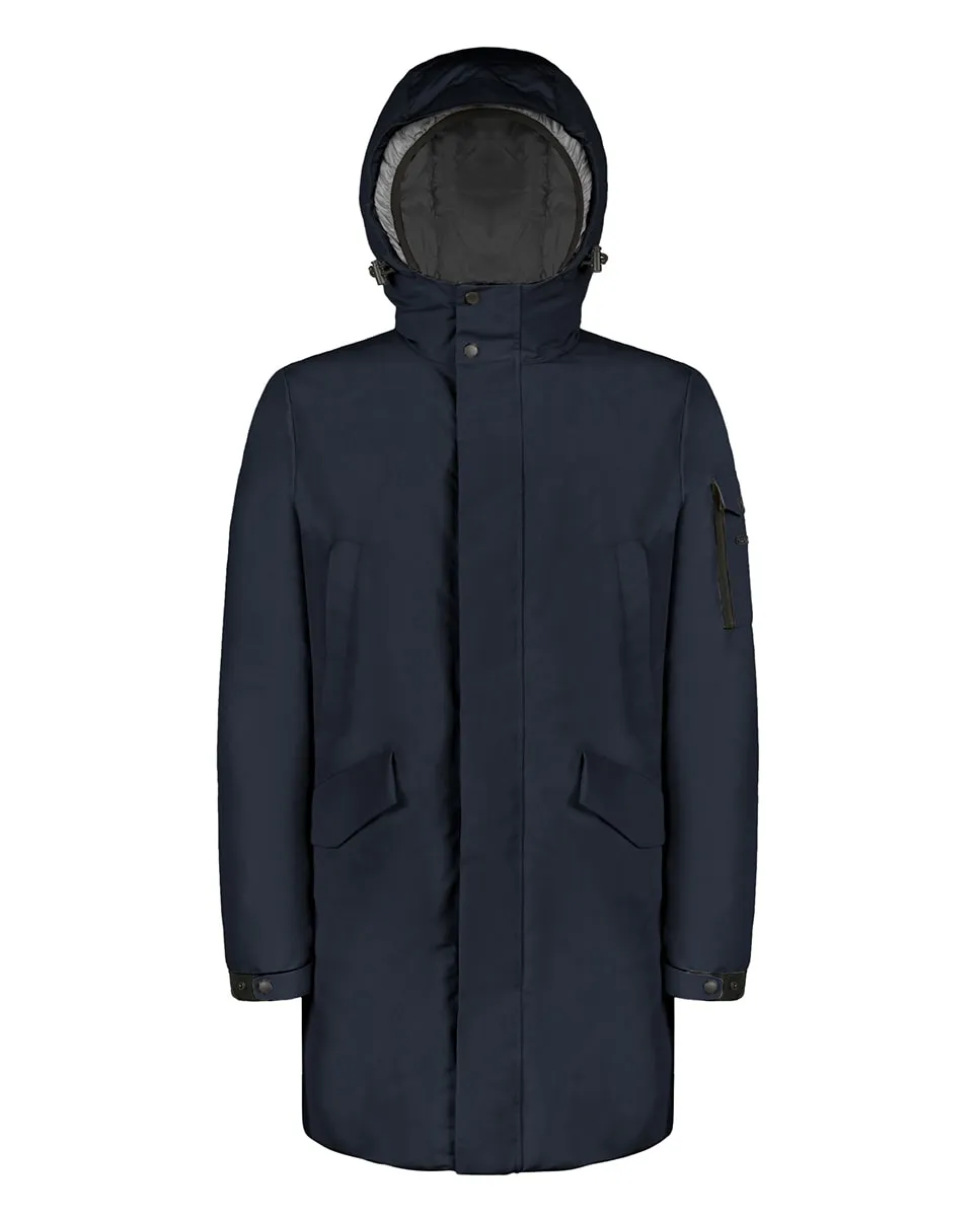 Мужская длинная парка с утеплителем из переработанных материалов Geox, темно-синий
Мужская длинная парка с утеплителем из переработанных материалов Geox, темно-синий