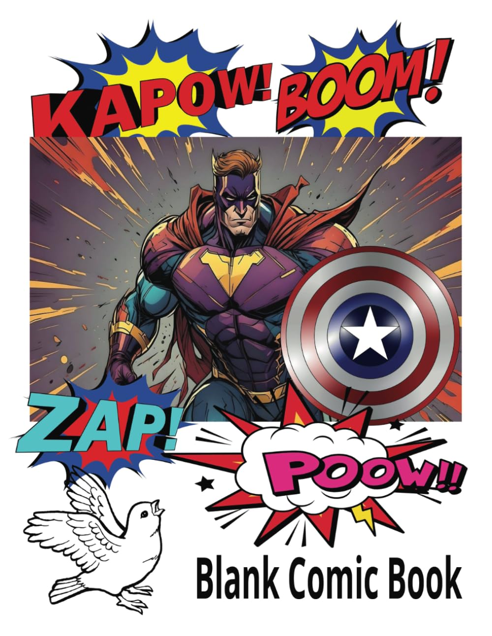 Blank Comic Book For Adults And Kids: adult comic book, art comic book, my own comic story book, anime comic book (Independently published)
Blank Comic Book For Adults And Kids: adult comic book, art comic book, my own comic story book, anime comic book (Independently published)