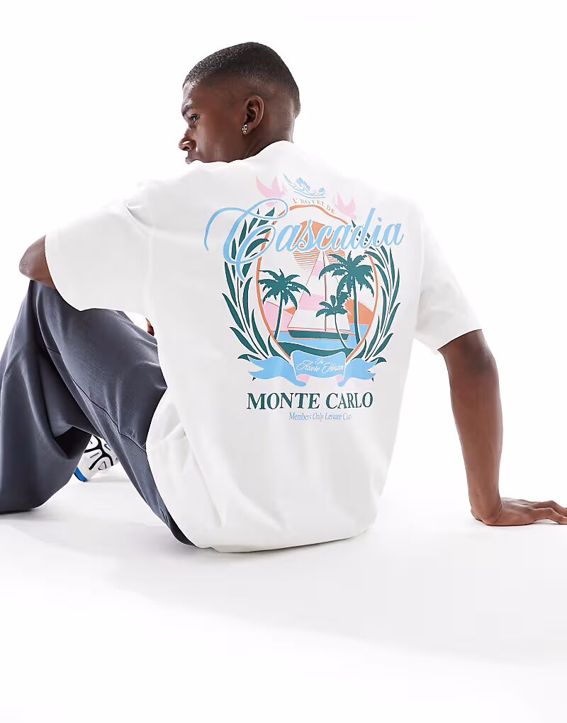 Футболка с принтом «Cotton:On Box fit» в винтажном белом/багамском королевском цвете
Футболка с принтом «Cotton:On Box fit» в винтажном белом/багамском королевском цвете