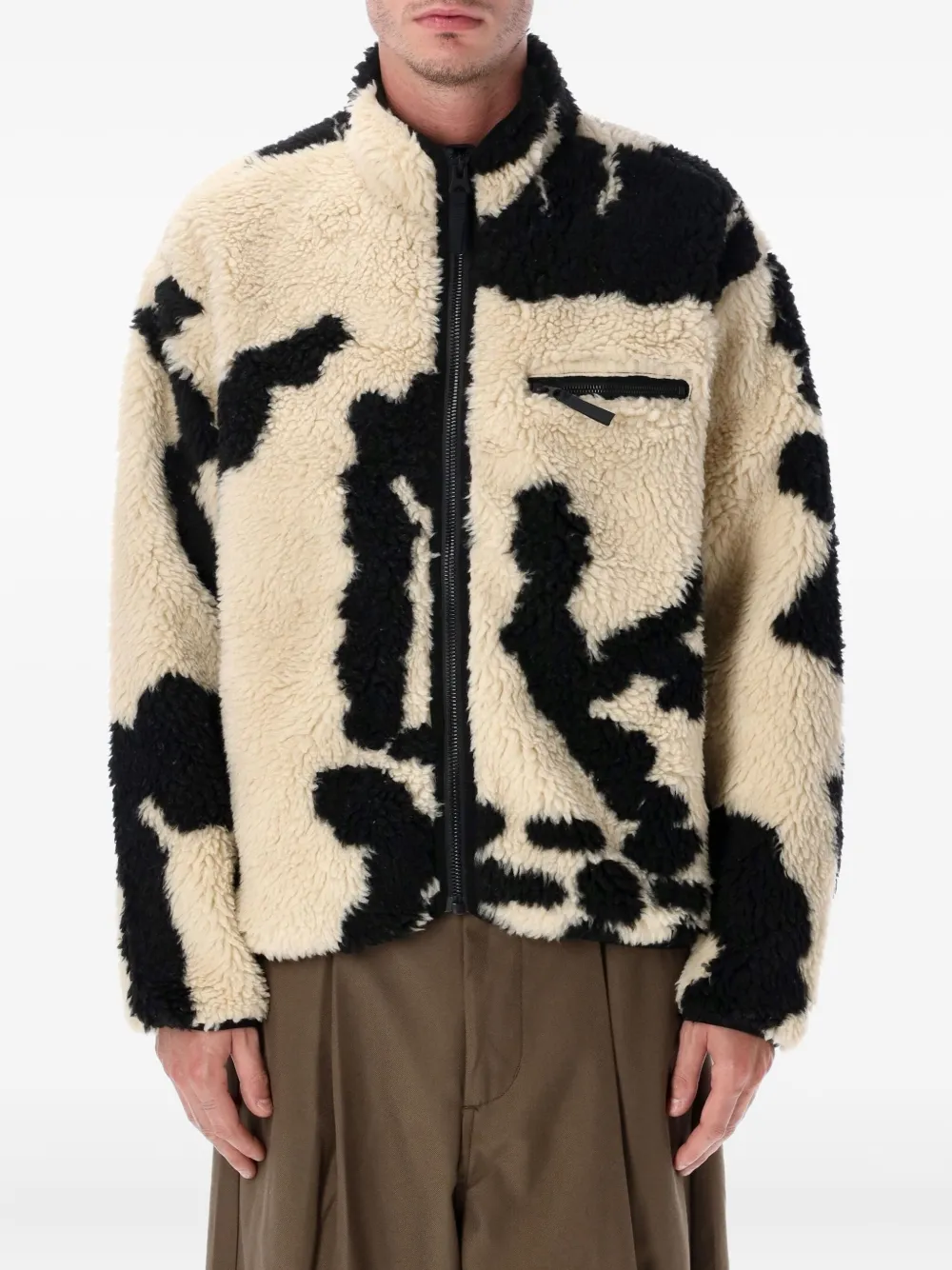 Флисовая куртка с узором на молнии Obey, нейтральный
Флисовая куртка с узором на молнии Obey, нейтральный