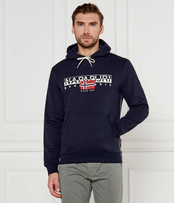 Толстовка Napapijri B-Aylmer Regular Fit, синий 
Толстовка Napapijri B-Aylmer Regular Fit, синий