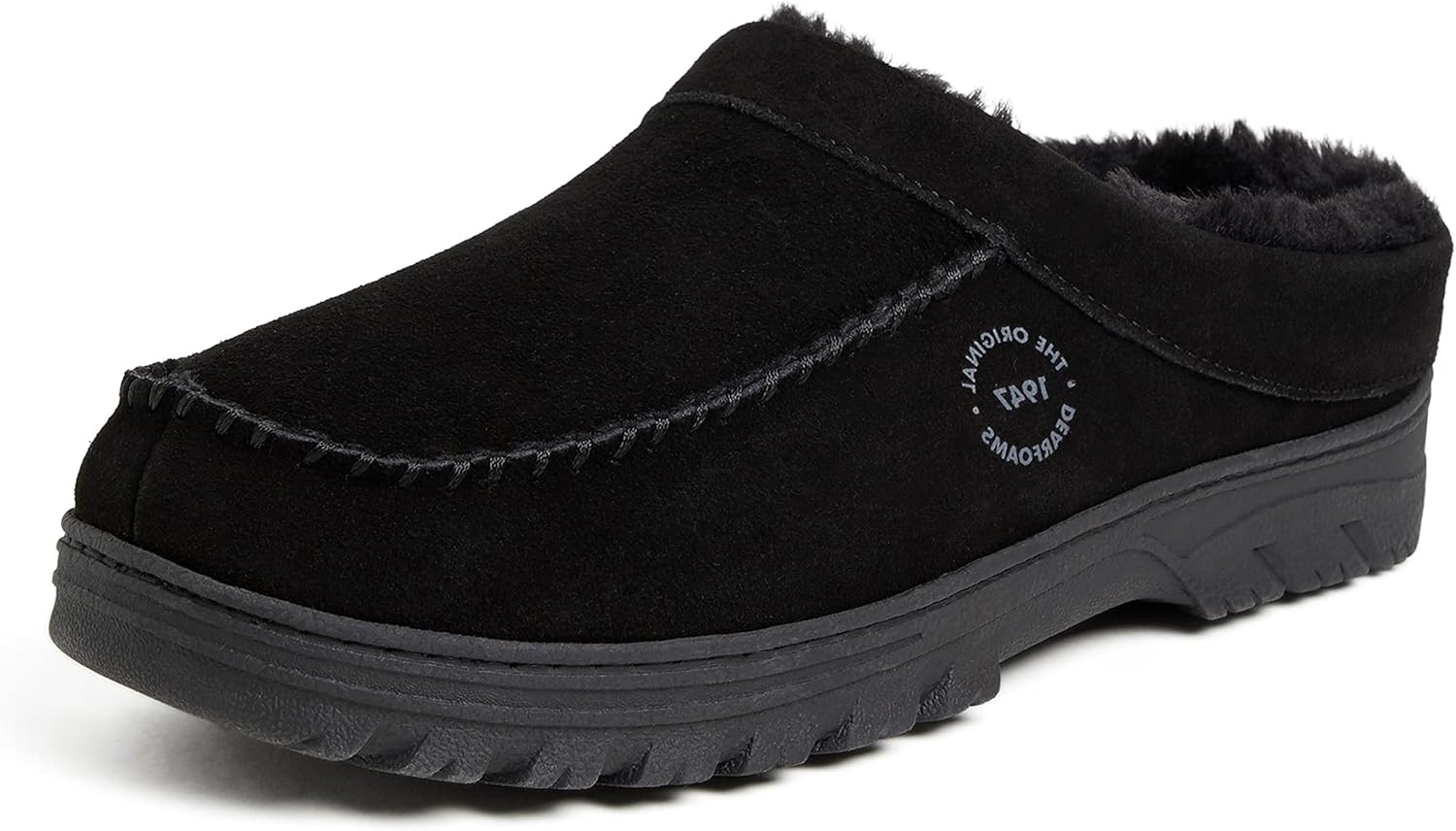 Мужские сабо Dearfoams Reed из настоящей замши, черный
Мужские сабо Dearfoams Reed из настоящей замши, черный