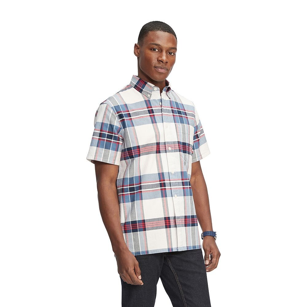 Мужская оксфордская рубашка на пуговицах с короткими рукавами Tommy Hilfiger, цвет Plaid Multi
Мужская оксфордская рубашка на пуговицах с короткими рукавами Tommy Hilfiger, цвет Plaid Multi