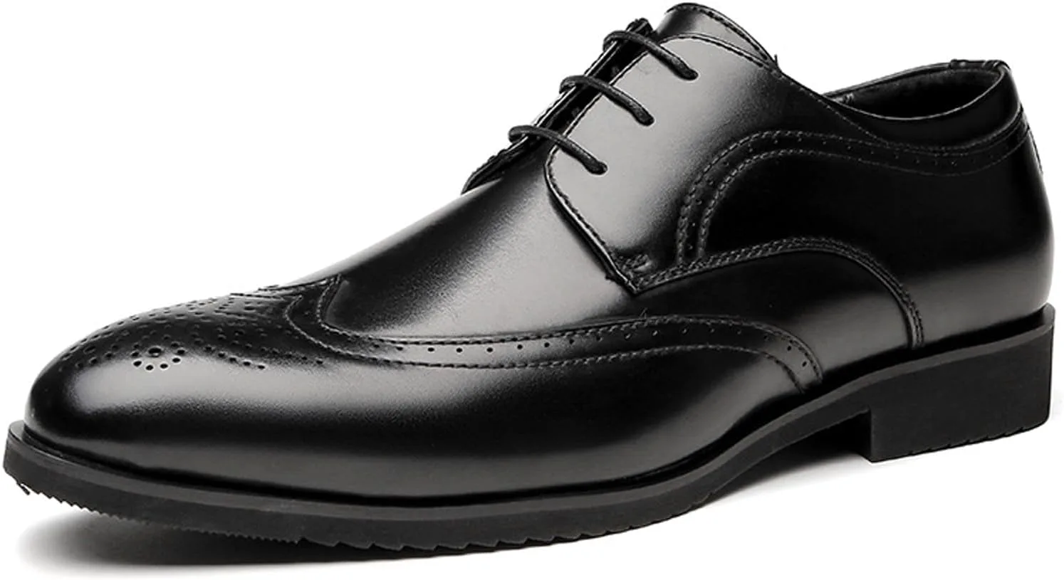 Мужские кожаные повседневные туфли с шнуровкой, классические оксфорды с декоративной перфорацией, деловые ретро-дерби для мужчин AMAZIDEAL, черный
Мужские кожаные повседневные туфли с шнуровкой, классические оксфорды с декоративной перфорацией, деловые ретро-дерби для мужчин AMAZIDEAL, черный
