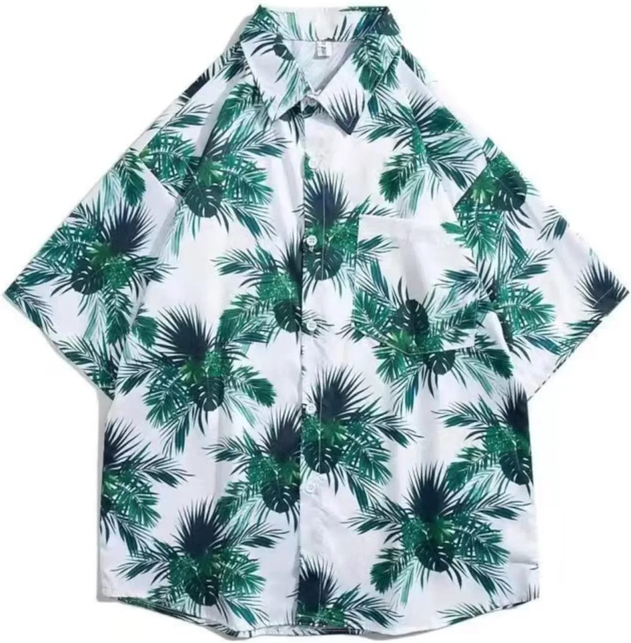 Мужская гавайская футболка с тропическим принтом HNERUE
Мужская гавайская футболка с тропическим принтом HNERUE