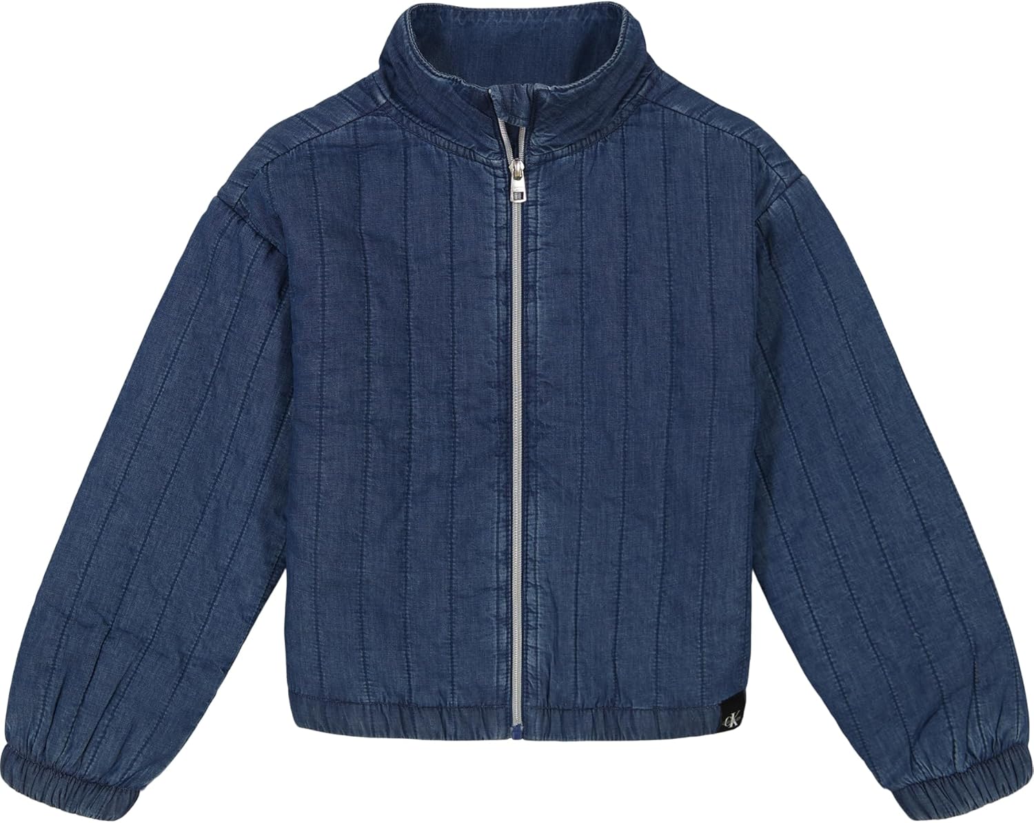 Джинсовая куртка Calvin Klein для девочек, эластичный деним с застежкой на пуговицы, повседневный стиль, Indigo Padded
Джинсовая куртка Calvin Klein для девочек, эластичный деним с застежкой на пуговицы, повседневный стиль, Indigo Padded