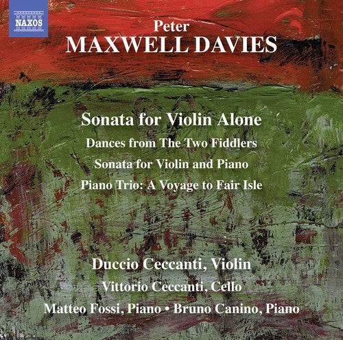 CD диск Davies / Ceccanti / Fossi: Maxwell Davies: Sonata for Violin Alone
CD диск Davies / Ceccanti / Fossi: Maxwell Davies: Sonata for Violin Alone