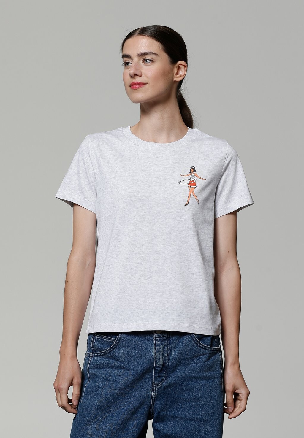 Футболка с принтом HULA HOOP watapparel, цвет Mottled Light Grey
Футболка с принтом HULA HOOP watapparel, цвет Mottled Light Grey