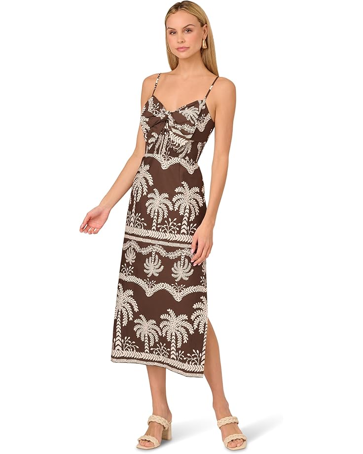 Платье Adrianna Papell Printed Maxi Dress, цвет Brown/Ivory
Платье Adrianna Papell Printed Maxi Dress, цвет Brown/Ivory