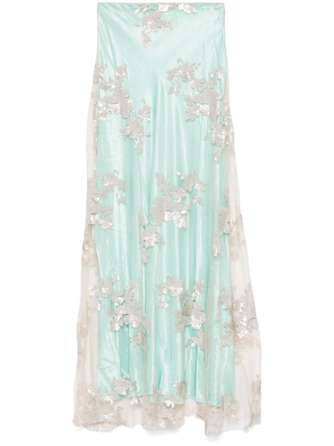 Юбка макси Marques'Almeida с цветочным узором и пайетками, зеленый
Юбка макси Marques'Almeida с цветочным узором и пайетками, зеленый