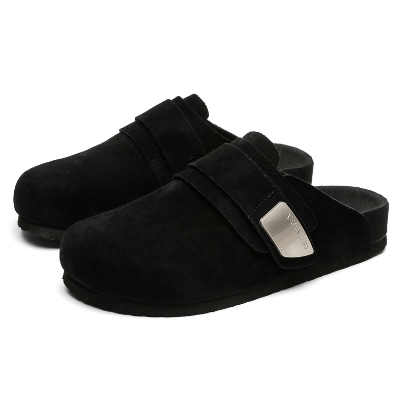 PAVEA Унисекс противоскользящие тапочки с закрытым носком черные, цвет Black
PAVEA Унисекс противоскользящие тапочки с закрытым носком черные, цвет Black