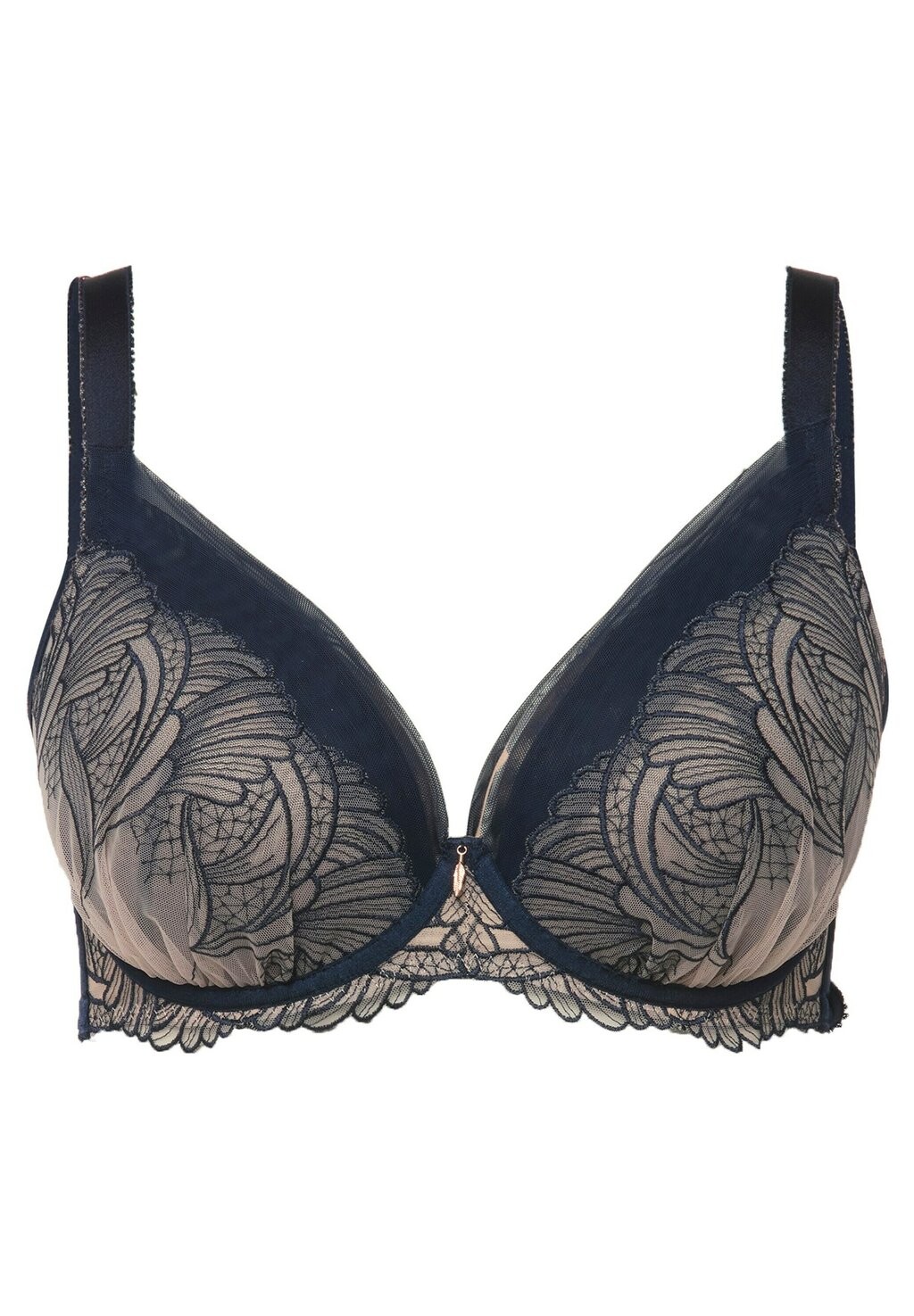 Бюстгальтер на косточках Ulla Popken, темно-синий
Бюстгальтер на косточках Ulla Popken, темно-синий