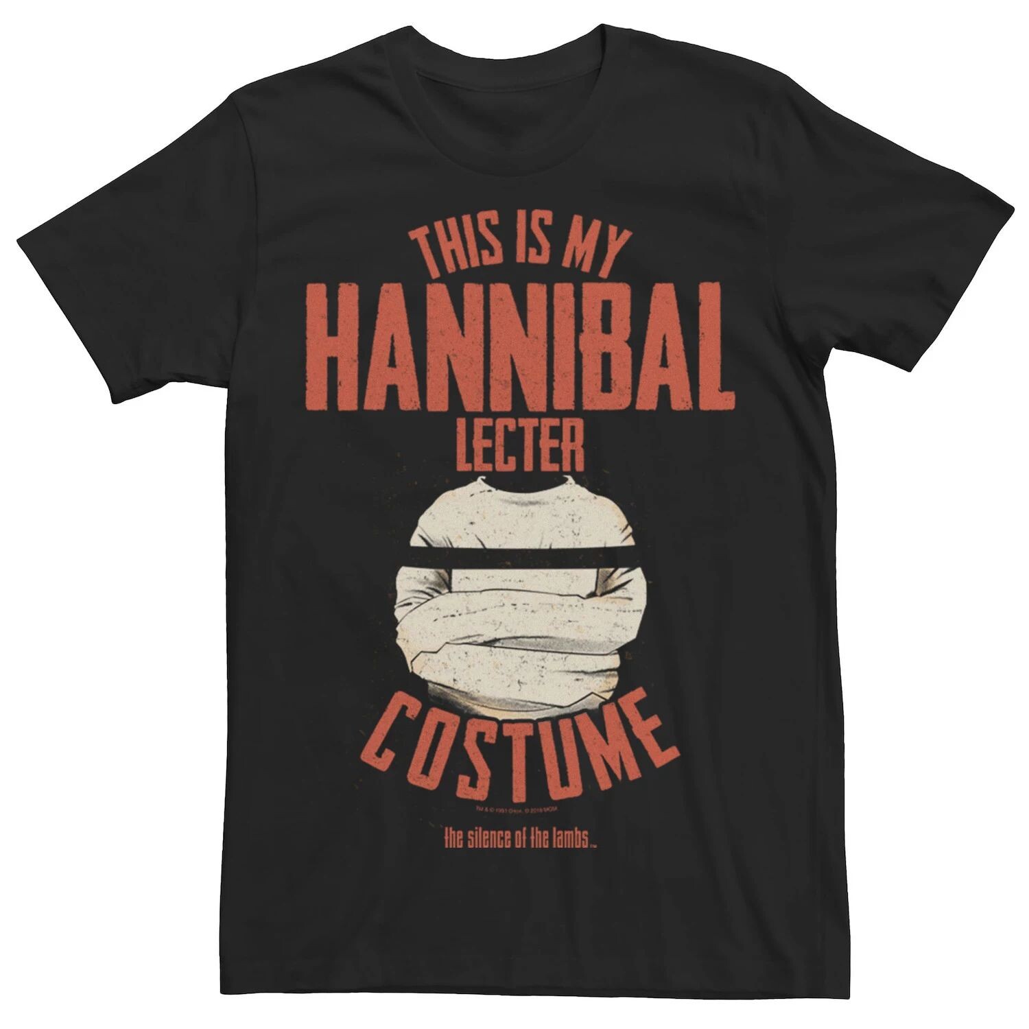 Мужская футболка с надписью «Молчание ягнят» Ганнибала Лектера Licensed Character
Мужская футболка с надписью «Молчание ягнят» Ганнибала Лектера Licensed Character