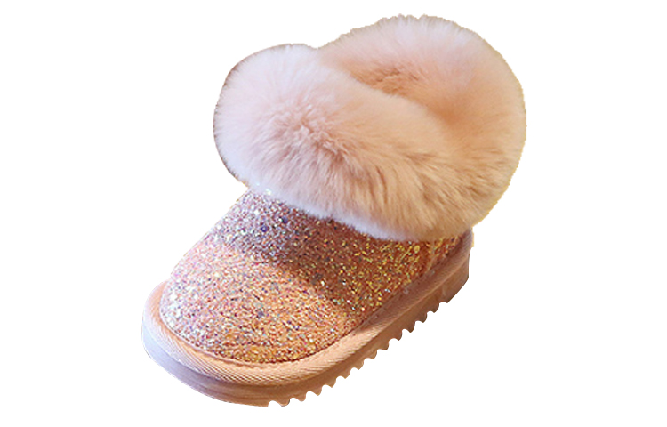 Теплые нескользящие детские ботинки MAIBUXIONG, розовый 
Теплые нескользящие детские ботинки MAIBUXIONG, розовый