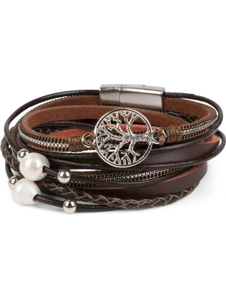 StyleBREAKER Браслет темно-коричневого цвета
StyleBREAKER Браслет темно-коричневого цвета