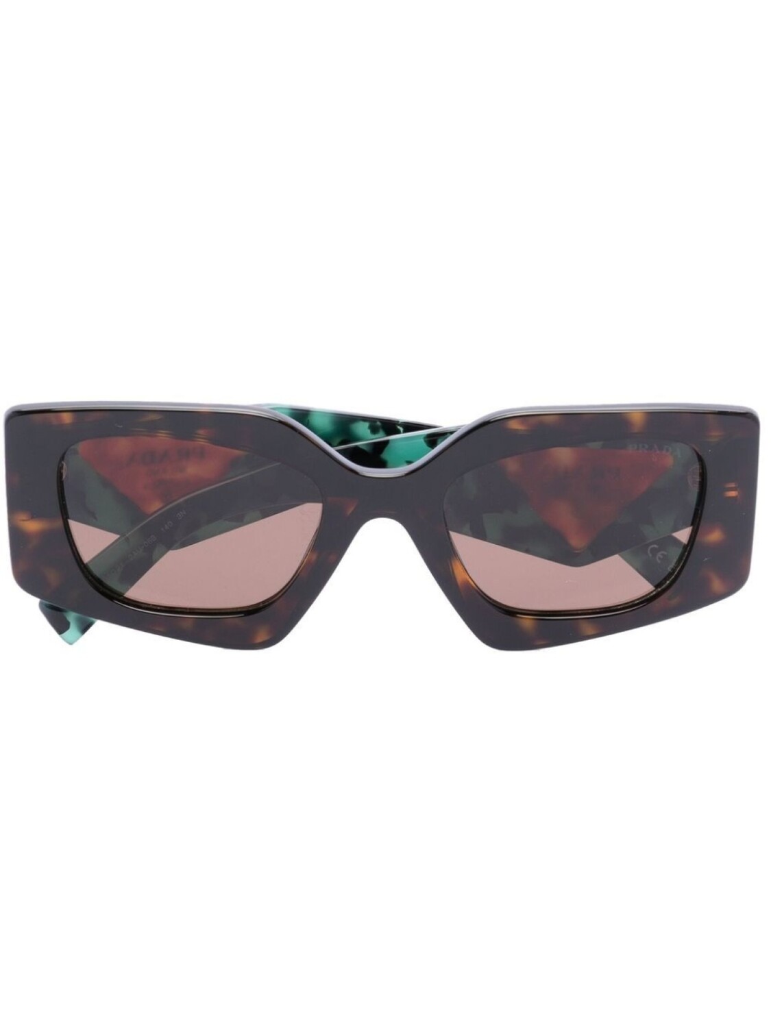 Prada Eyewear солнцезащитные очки Temple в оправе черепаховой расцветки, коричневый
Prada Eyewear солнцезащитные очки Temple в оправе черепаховой расцветки, коричневый