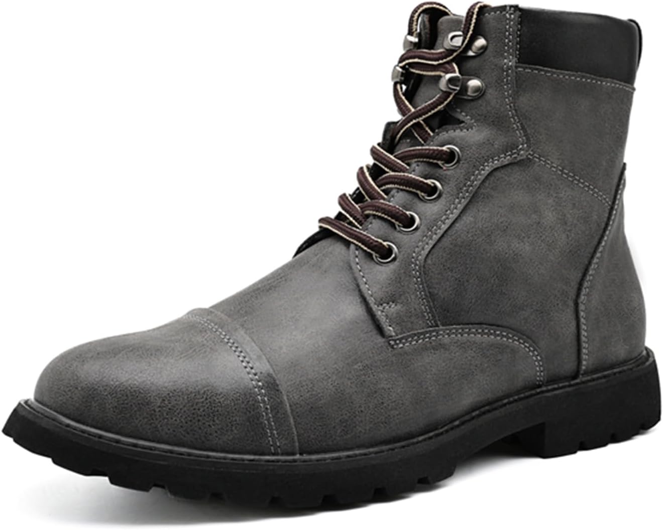 Мужские оксфорды EGGDK с круглым носком, шнуровкой, платформой, низким каблуком и рифленой подошвой, повседневные ботинки средней высоты, мотоциклетные и ботинки для мужчин, серый
Мужские оксфорды EGGDK с круглым носком, шнуровкой, платформой, низким каблуком и рифленой подошвой, повседневные ботинки средней высоты, мотоциклетные и ботинки для мужчин, серый