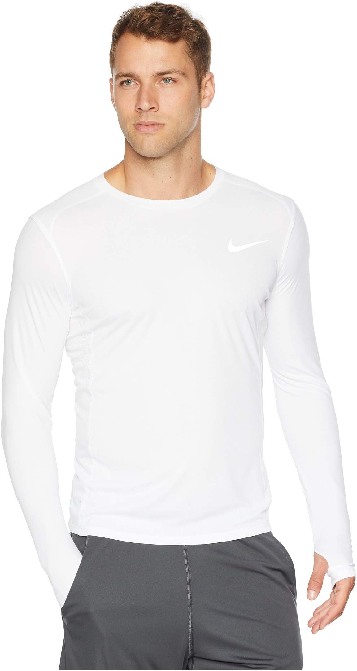 Топ Nike Dry Miler Long Sleeve Running Top, цвет White/White
Топ Nike Dry Miler Long Sleeve Running Top, цвет White/White