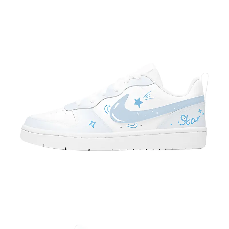 Nike Court Borough Light Nebula Story Leather Low top Kids' Skateboarding Shoes Light Blue Unisex
Nike Court Borough Light Nebula Story Leather Low top Kids' Skateboarding Shoes Light Blue Unisex