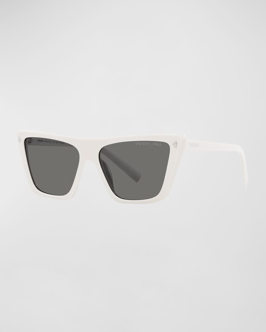 Поляризованные солнцезащитные очки-бабочки из ацетата с логотипом Prada
Поляризованные солнцезащитные очки-бабочки из ацетата с логотипом Prada