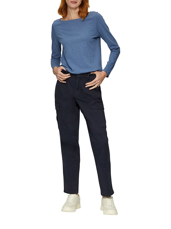 s.Oliver Брюки-карго - стандартный крой - темно-синего цвета
s.Oliver Брюки-карго - стандартный крой - темно-синего цвета