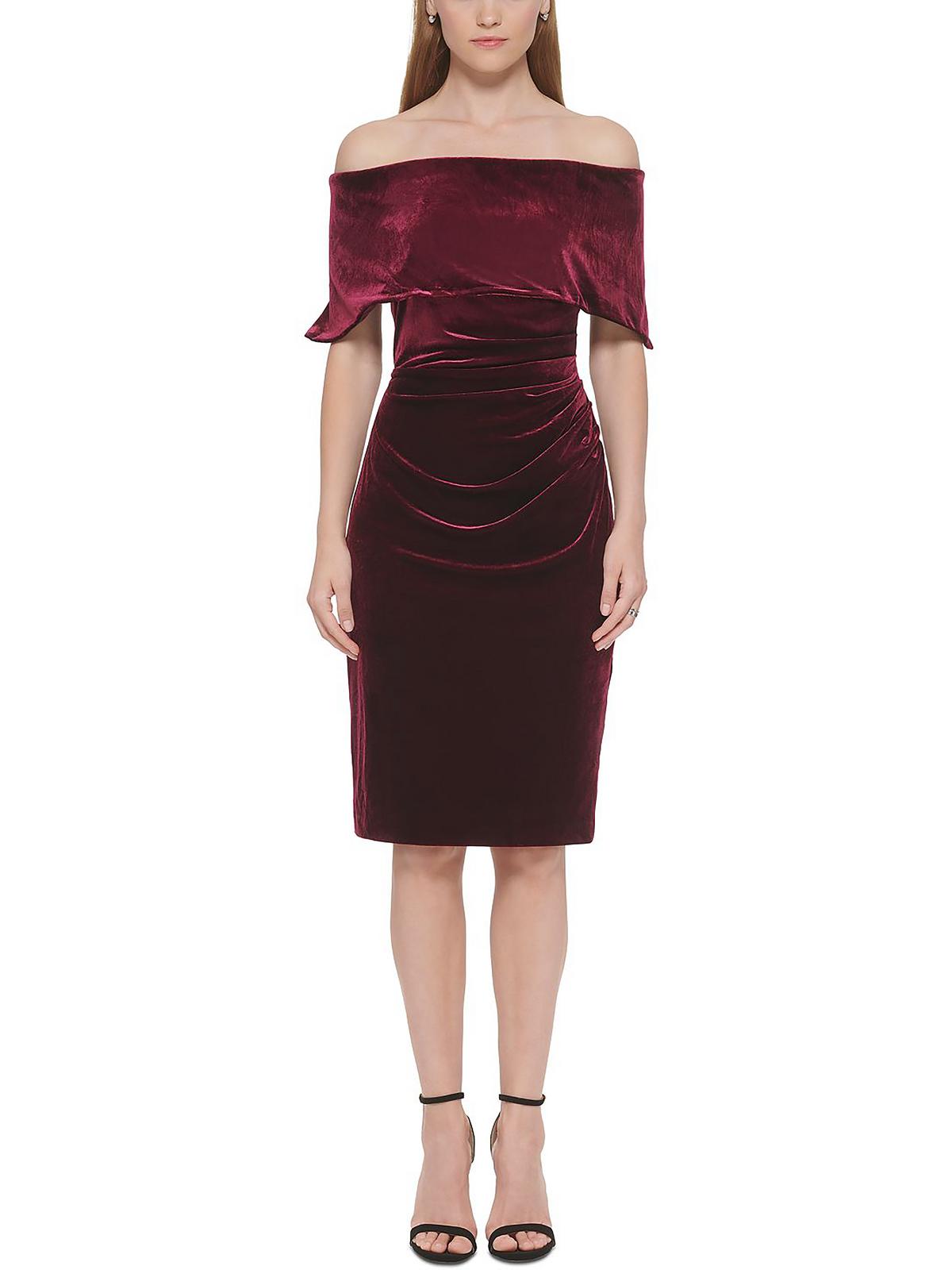 Женское бархатное мини-платье для коктейлей и вечеринок Vince Camuto, цвет wine
Женское бархатное мини-платье для коктейлей и вечеринок Vince Camuto, цвет wine
