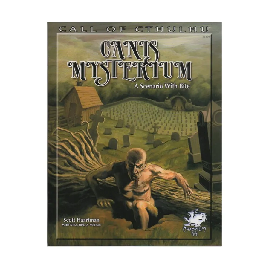 Canis Mysterium, Call of Cthulhu - Adventures & Modules (Chaosium 5.6-6th Editions), мягкая обложка
Canis Mysterium, Call of Cthulhu - Adventures & Modules (Chaosium 5.6-6th Editions), мягкая обложка