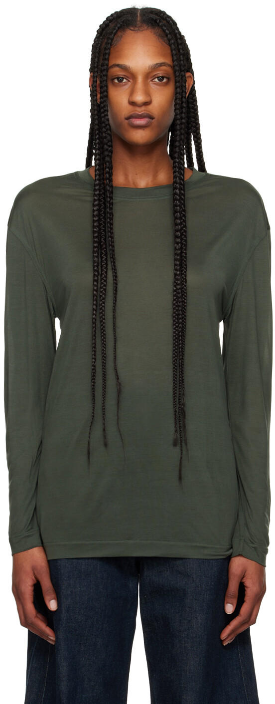 Серая футболка с длинным рукавом LEMAIRE
Серая футболка с длинным рукавом LEMAIRE