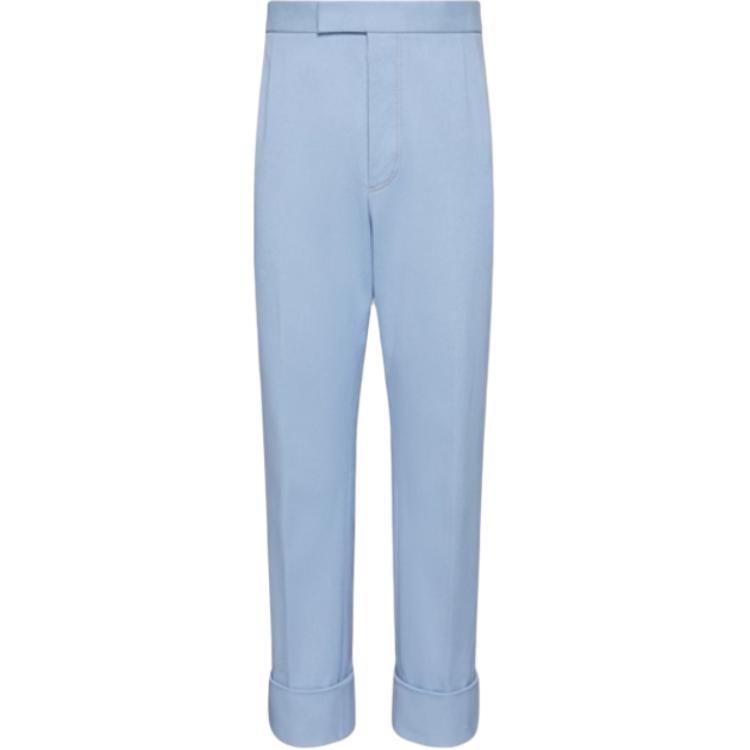 Брюки с регулируемым поясом THOM BROWNE, светло-голубой
Брюки с регулируемым поясом THOM BROWNE, светло-голубой