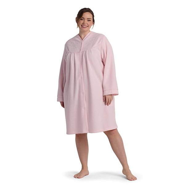 Плюс сайз халат с махровой спинкой Miss Elaine Essentials, Pink
Плюс сайз халат с махровой спинкой Miss Elaine Essentials, Pink