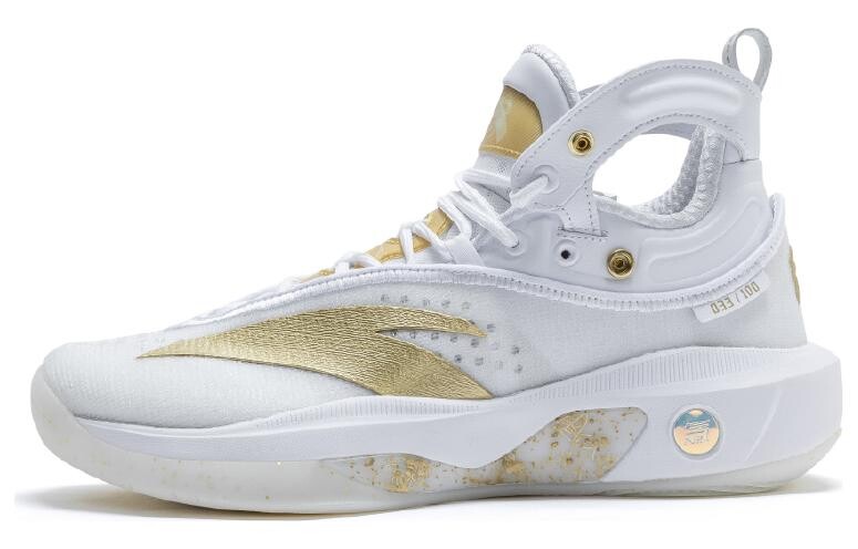 Баскетбольные кроссовки KT8 мужские высокие белые/золотые Anta
Баскетбольные кроссовки KT8 мужские высокие белые/золотые Anta