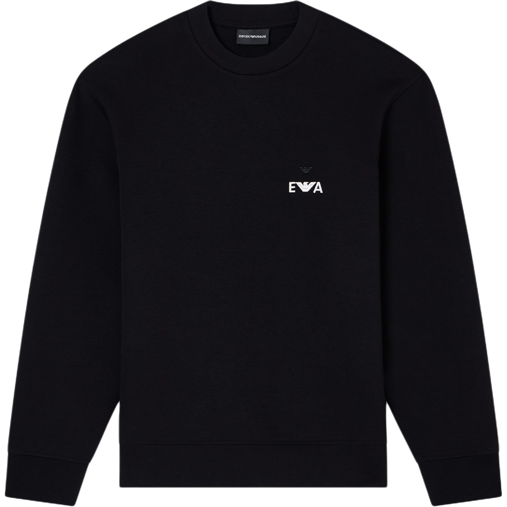 Свитшот с вышитым логотипом EMPORIO ARMANI, черный
Свитшот с вышитым логотипом EMPORIO ARMANI, черный