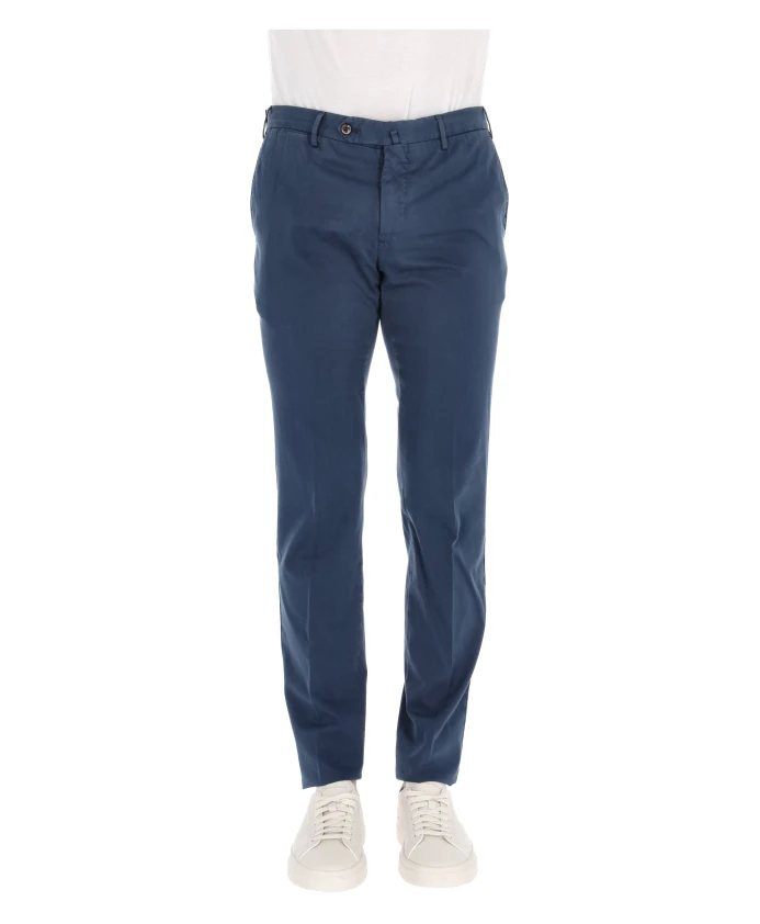 Очень узкие брюки из хлопка и шелка Pt Torino, синий
Очень узкие брюки из хлопка и шелка Pt Torino, синий