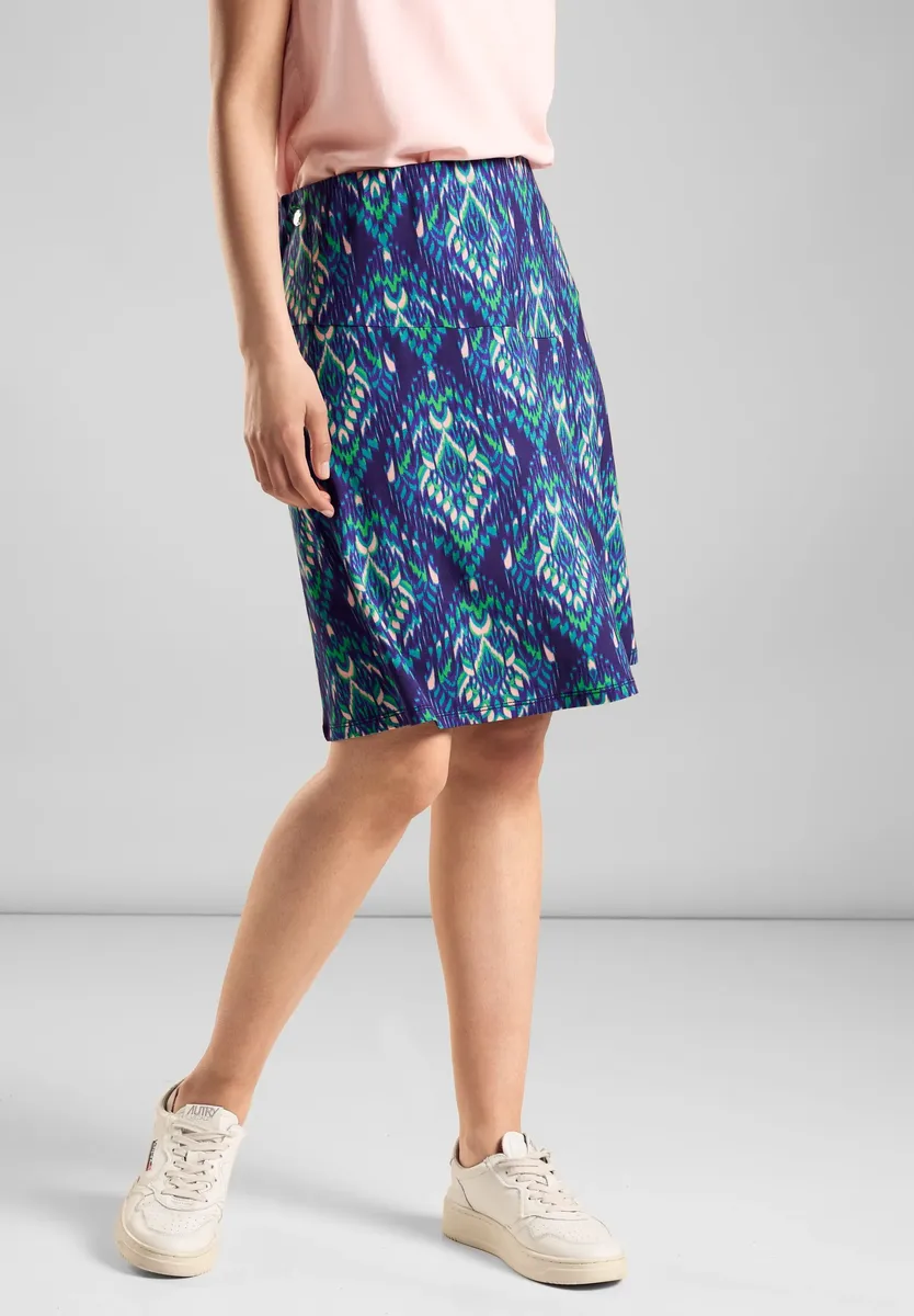 Мини-юбка STREET ONE из эластичного материала, синий
Мини-юбка STREET ONE из эластичного материала, синий