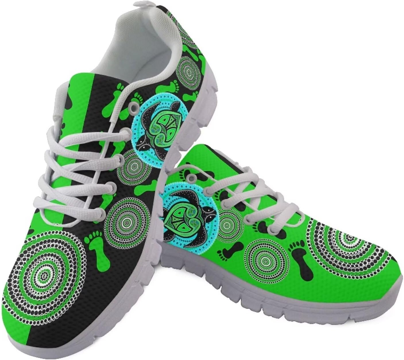 Кроссовки для ходьбы и бега AmzPrint с гавайским полинезийским племенным принтом, для мужчин, черный/зеленый
Кроссовки для ходьбы и бега AmzPrint с гавайским полинезийским племенным принтом, для мужчин, черный/зеленый
