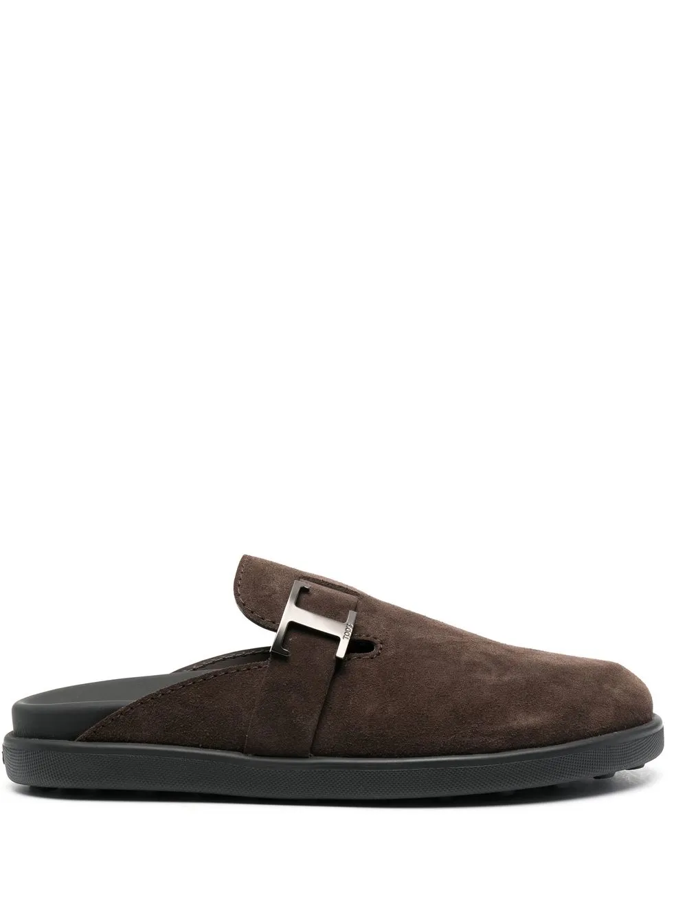 Шлепанцы T Timeless TOD'S, коричневый 
Шлепанцы T Timeless TOD'S, коричневый