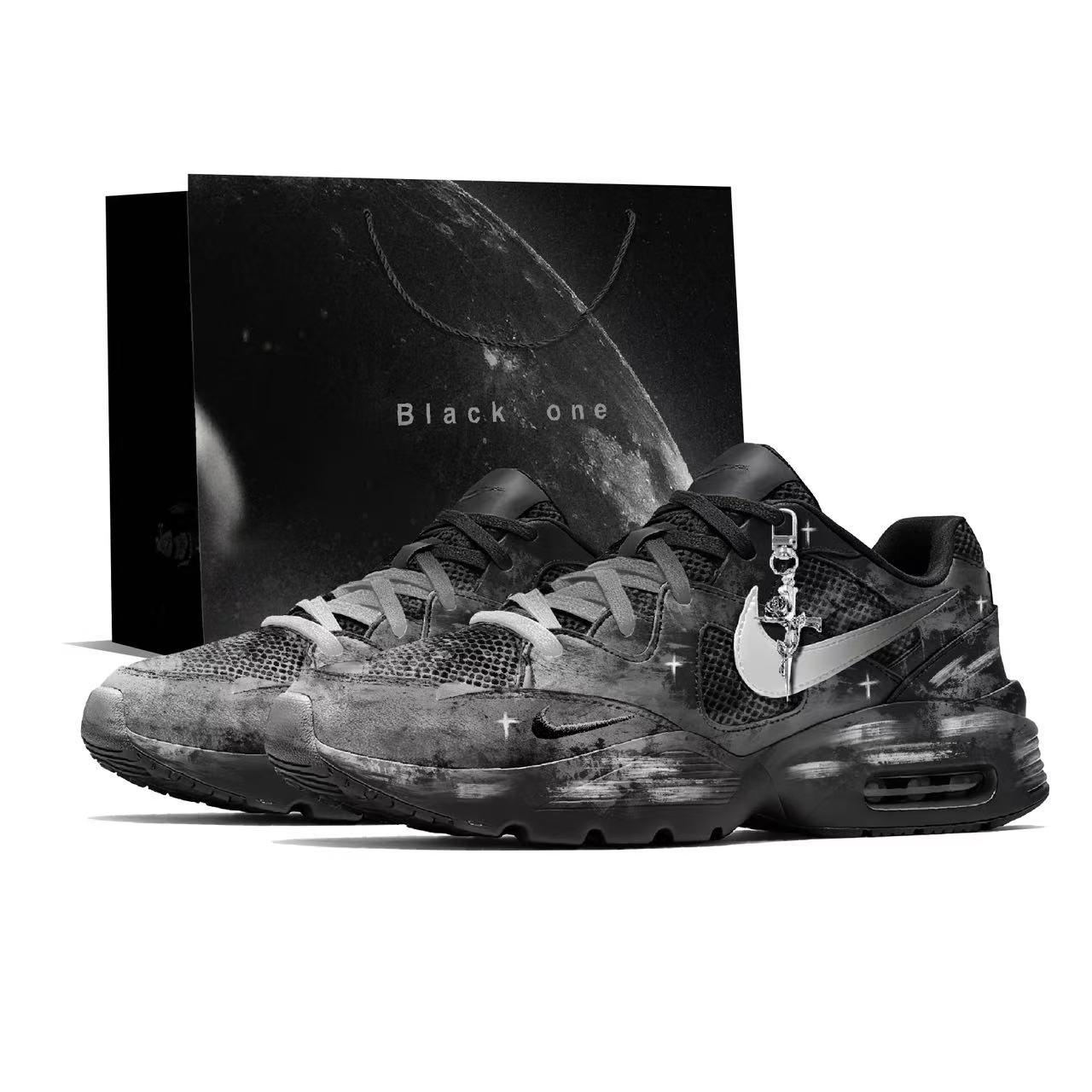 Кроссовки Air Max Fusion с амортизацией, дышащие, низкие, с резиновой подошвой, для бега на длинные дистанции, спринта, бега по городу, для мужчин Nike, черный белый (with gift bag)
Кроссовки Air Max Fusion с амортизацией, дышащие, низкие, с резиновой подошвой, для бега на длинные дистанции, спринта, бега по городу, для мужчин Nike, черный белый (with gift bag)