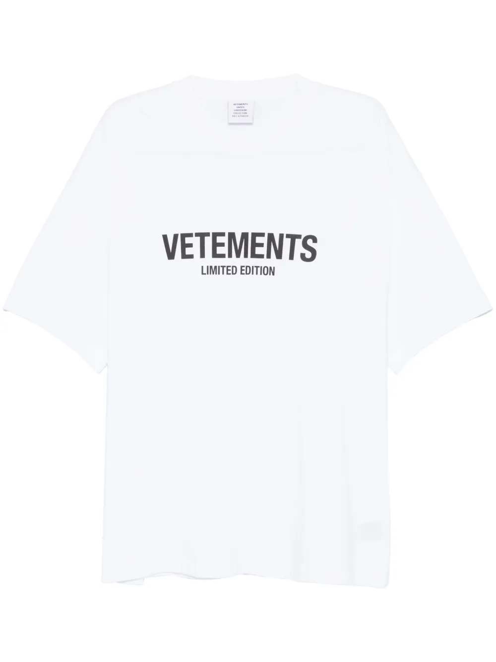 Футболка Limited Edition VETEMENTS, белый
Футболка Limited Edition VETEMENTS, белый