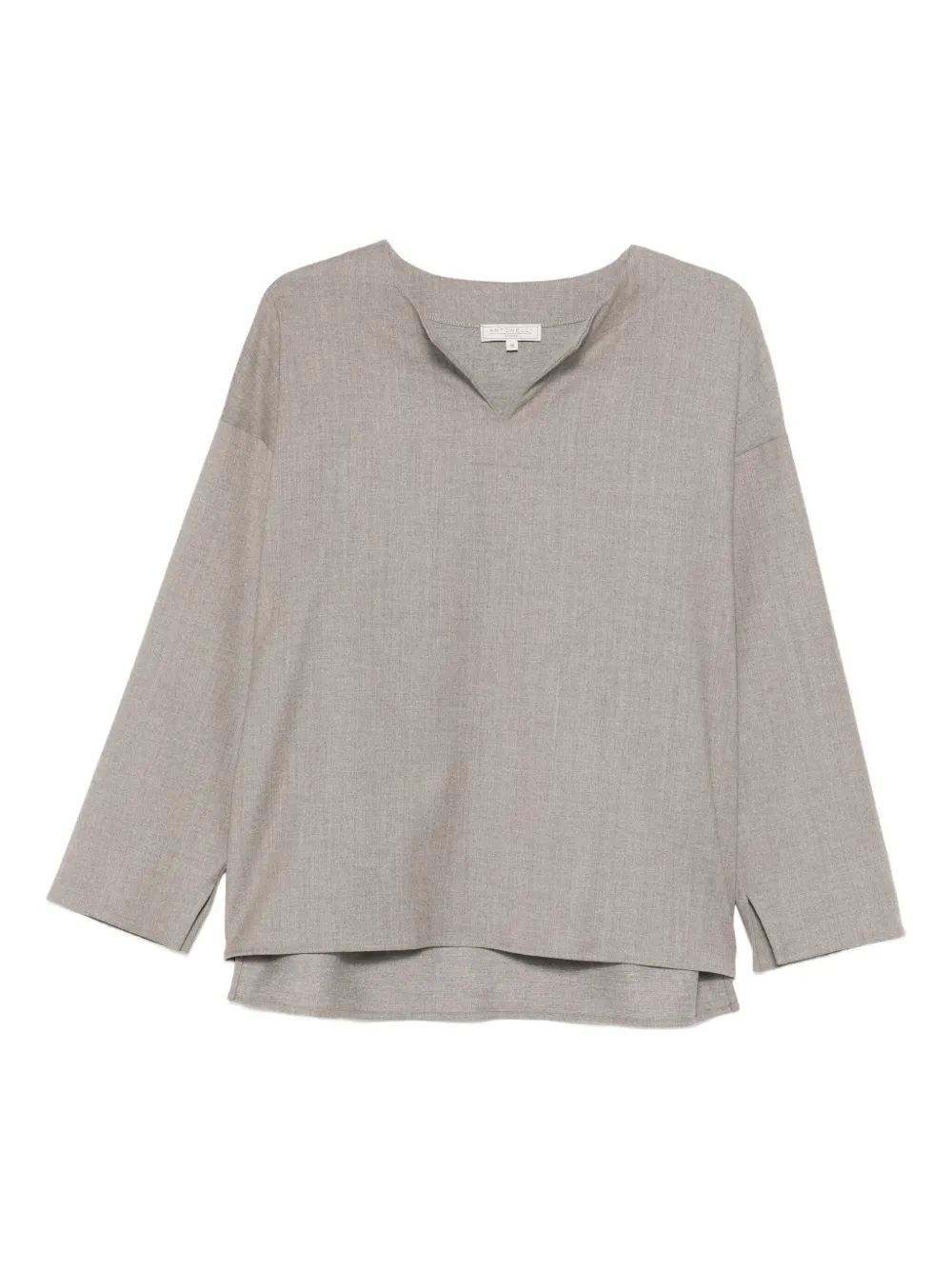 Блузка Custoza с V-образным вырезами Antonelli, коричневый
Блузка Custoza с V-образным вырезами Antonelli, коричневый