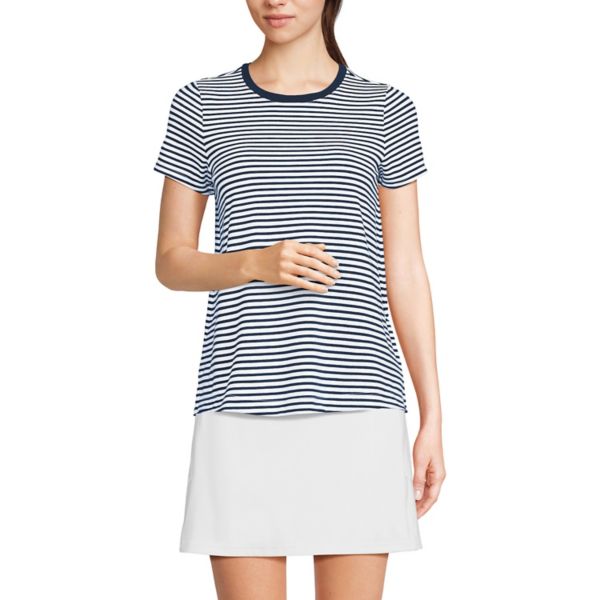 Женская футболка с короткими рукавами и круглым вырезом для высоких женщин Lands' End, цвет white sea stripe
Женская футболка с короткими рукавами и круглым вырезом для высоких женщин Lands' End, цвет white sea stripe