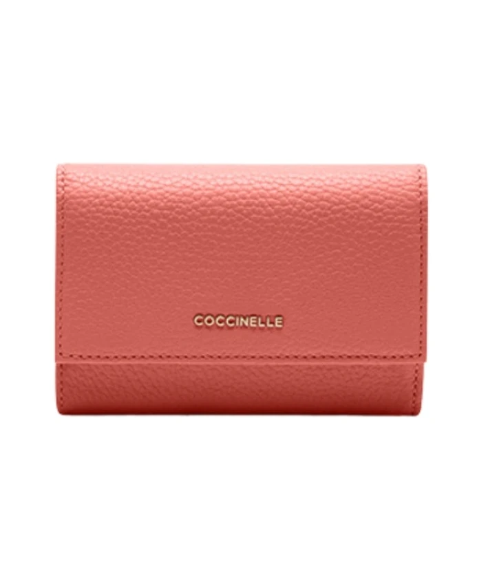 Мягкий металлический кошелек Coccinelle, розовый
Мягкий металлический кошелек Coccinelle, розовый