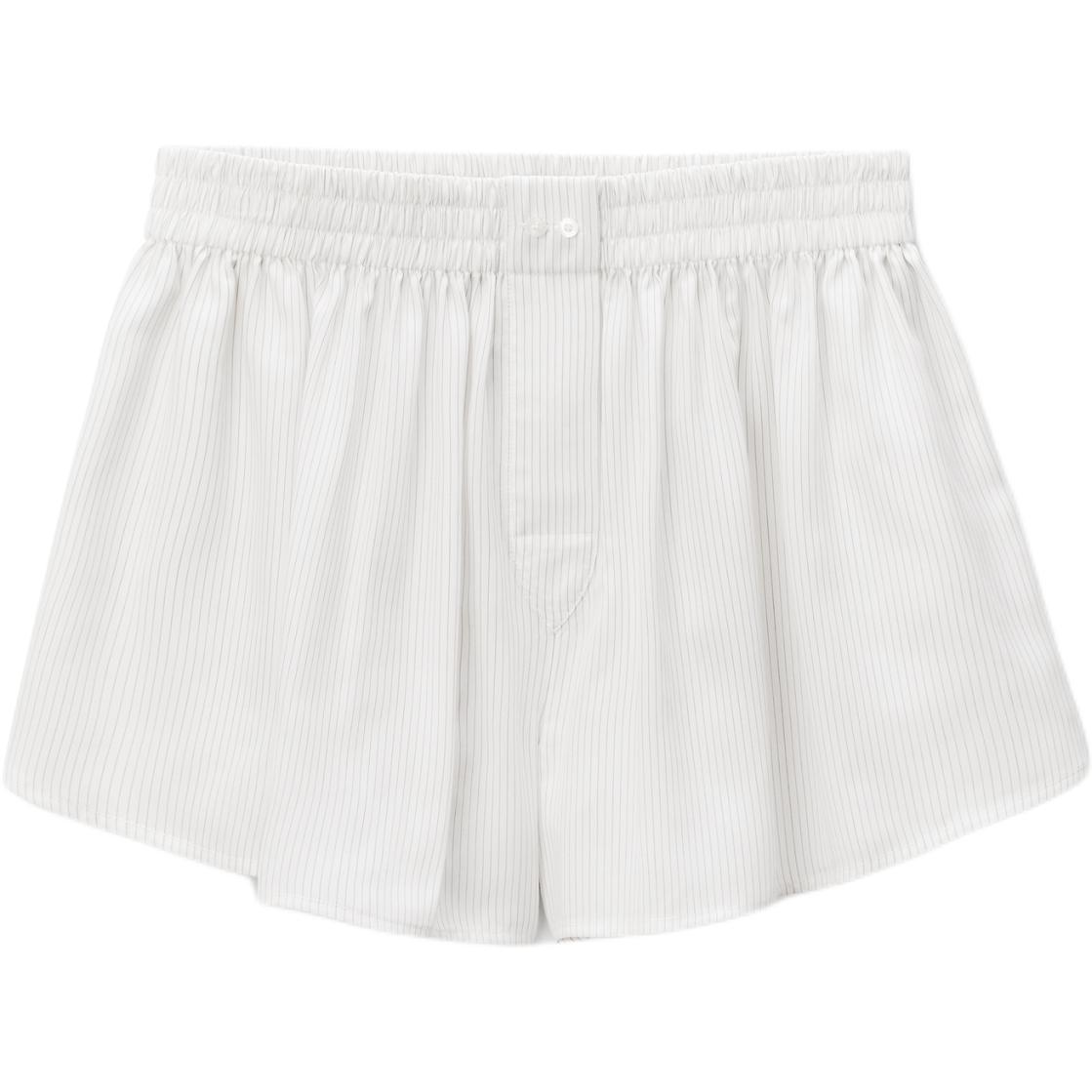 Шорты с эластичной резинкой на поясе в полоску Alexander Wang, белый
Шорты с эластичной резинкой на поясе в полоску Alexander Wang, белый